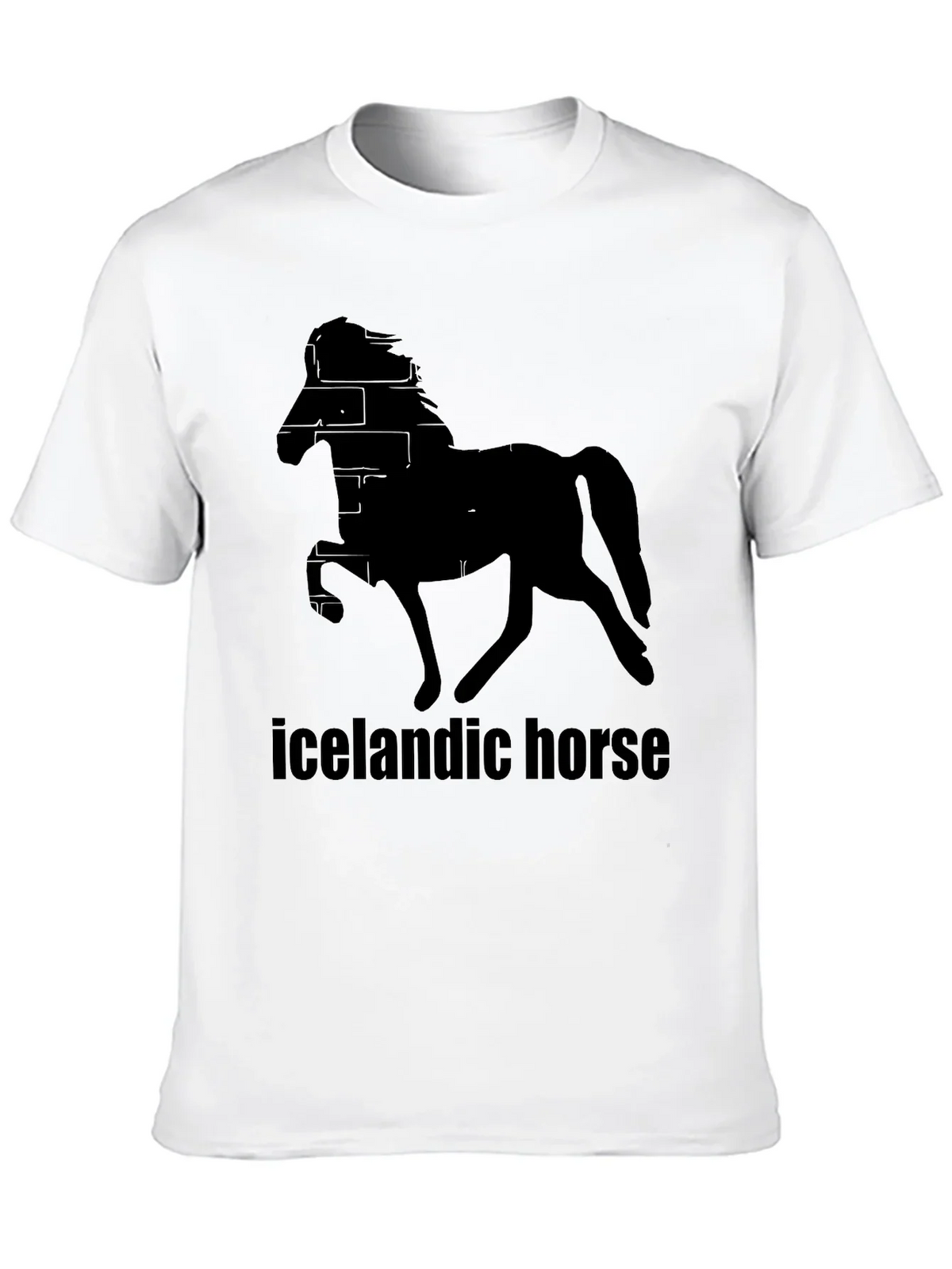Icelandic Horse Black T-Shirt