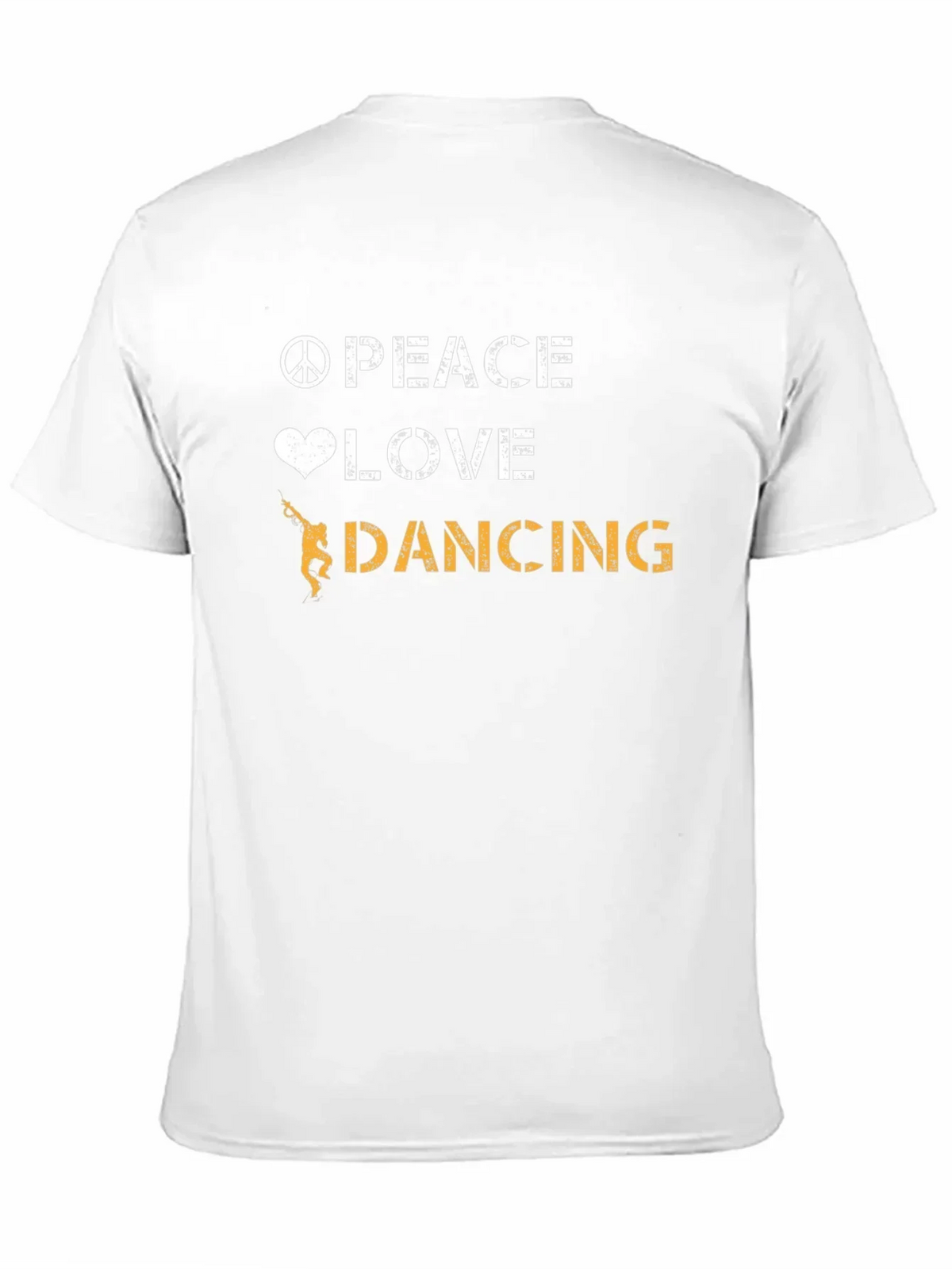 Peace Love Dancing Graphic Tee - Cool Dancer T-Shirt
