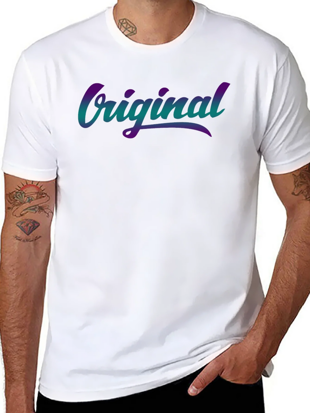 Original Gradient Graphic Tee - Casual Comfort