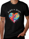 Confetti Heart Graphic T-Shirt - Unisex