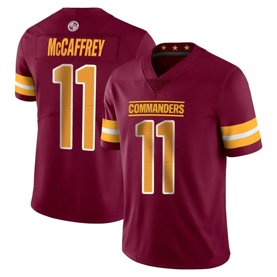 W.Commanders #11 Luke McCaffrey Player Burgundy Vapor F.U.S.E. Limited Football Jerseys