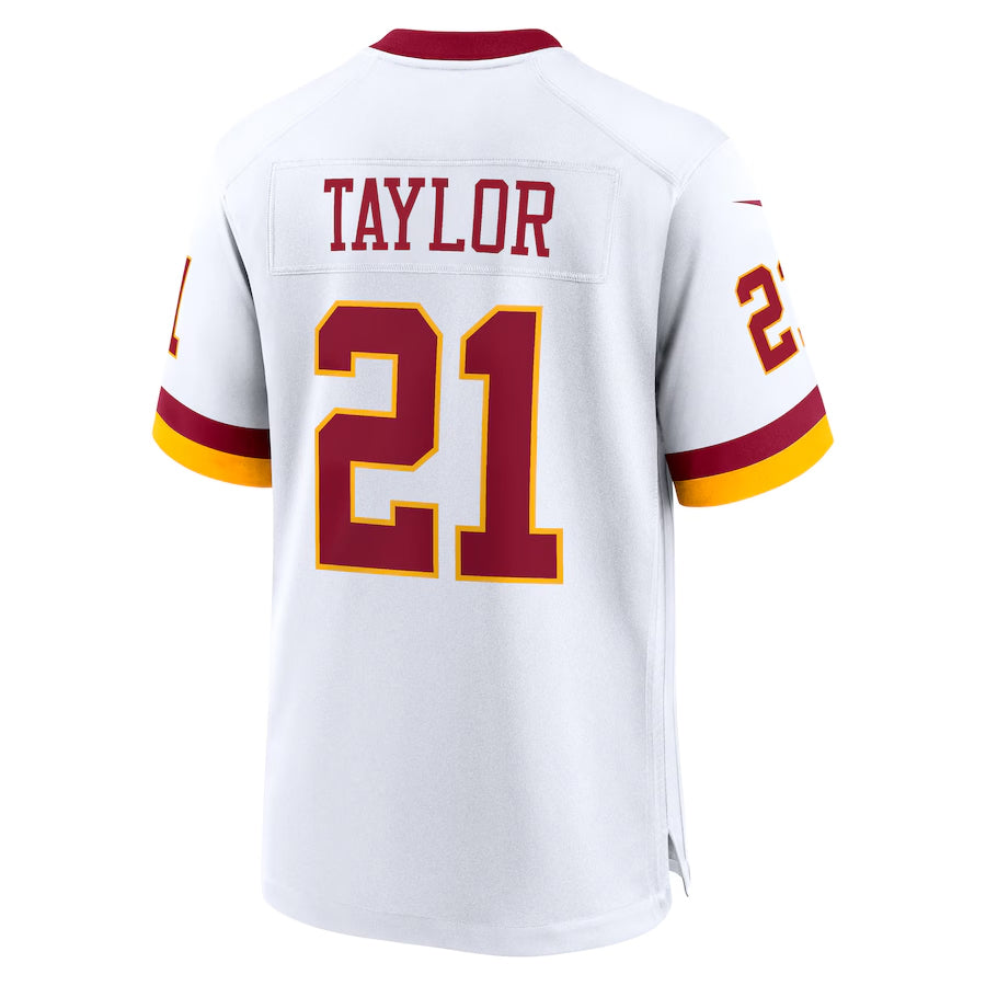 W.Commanders #21 Sean Taylor Player White Home Game Football Jerseys