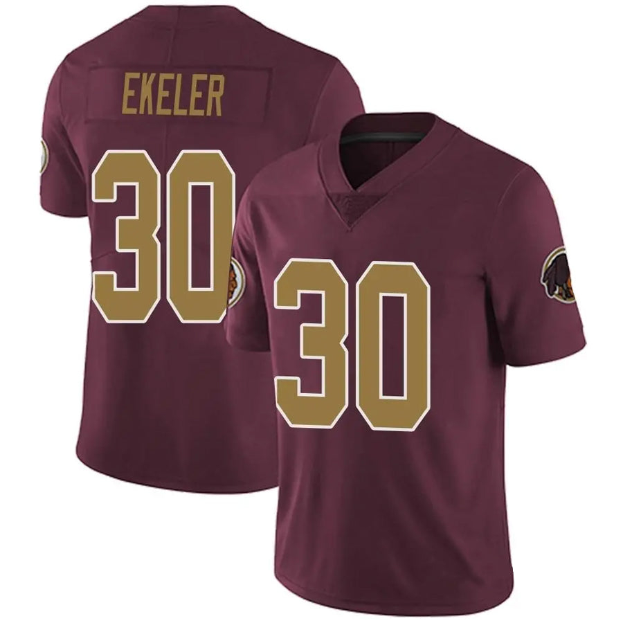 W.Commanders #30 Austin Ekeler Player Burgundy Alternate Vapor Untouchable Limited Football Jerseys