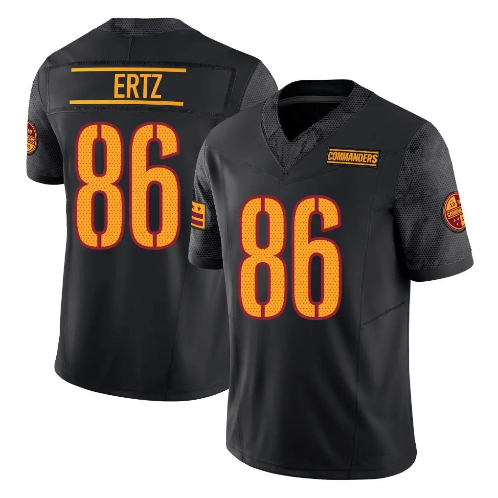 W.Commanders #86 Zach Ertz Player Black Vapor F.U.S.E. Limited Football Jerseys