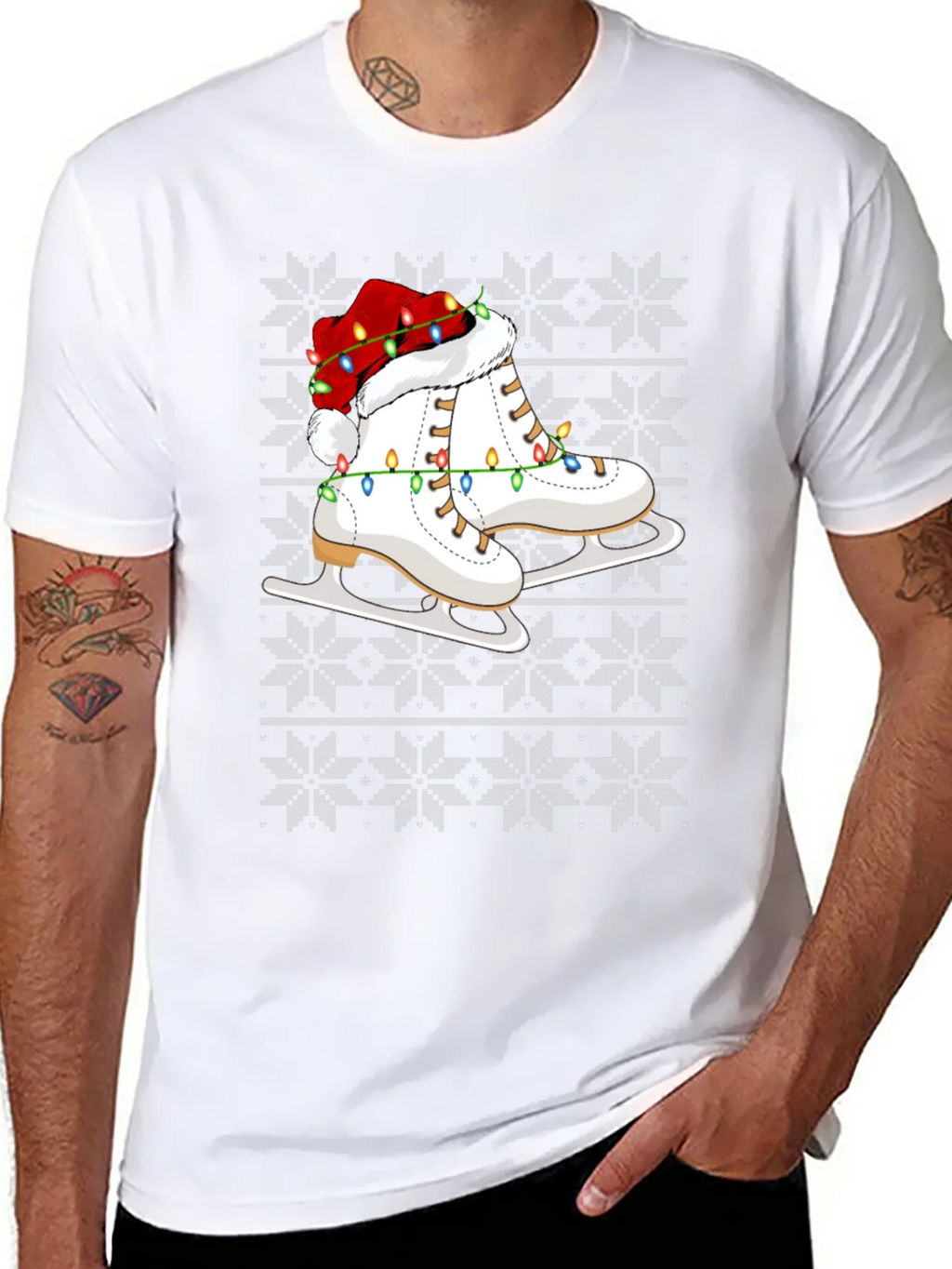 Holiday Ice Skates Graphic Tee