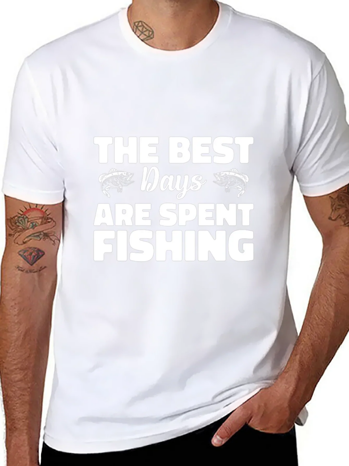 Fishing T-Shirt: The Best Days are Spent Fishing