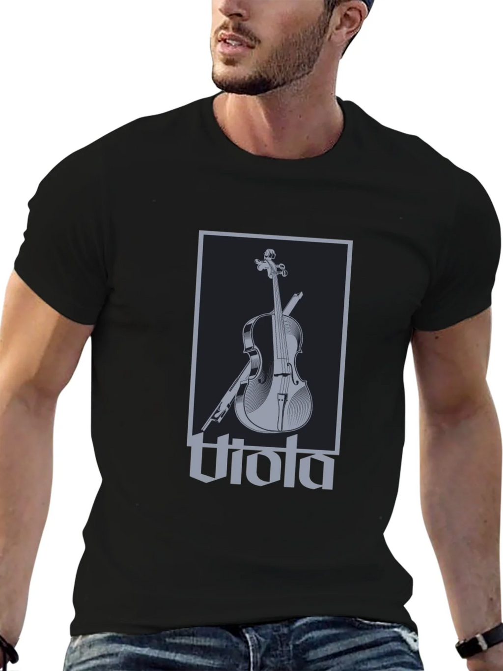 Viola Music Instrument Graphic T-Shirt