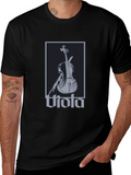 Viola Music Instrument Graphic T-Shirt