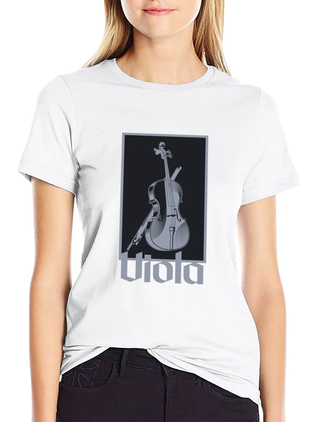 Viola Music Instrument Graphic T-Shirt