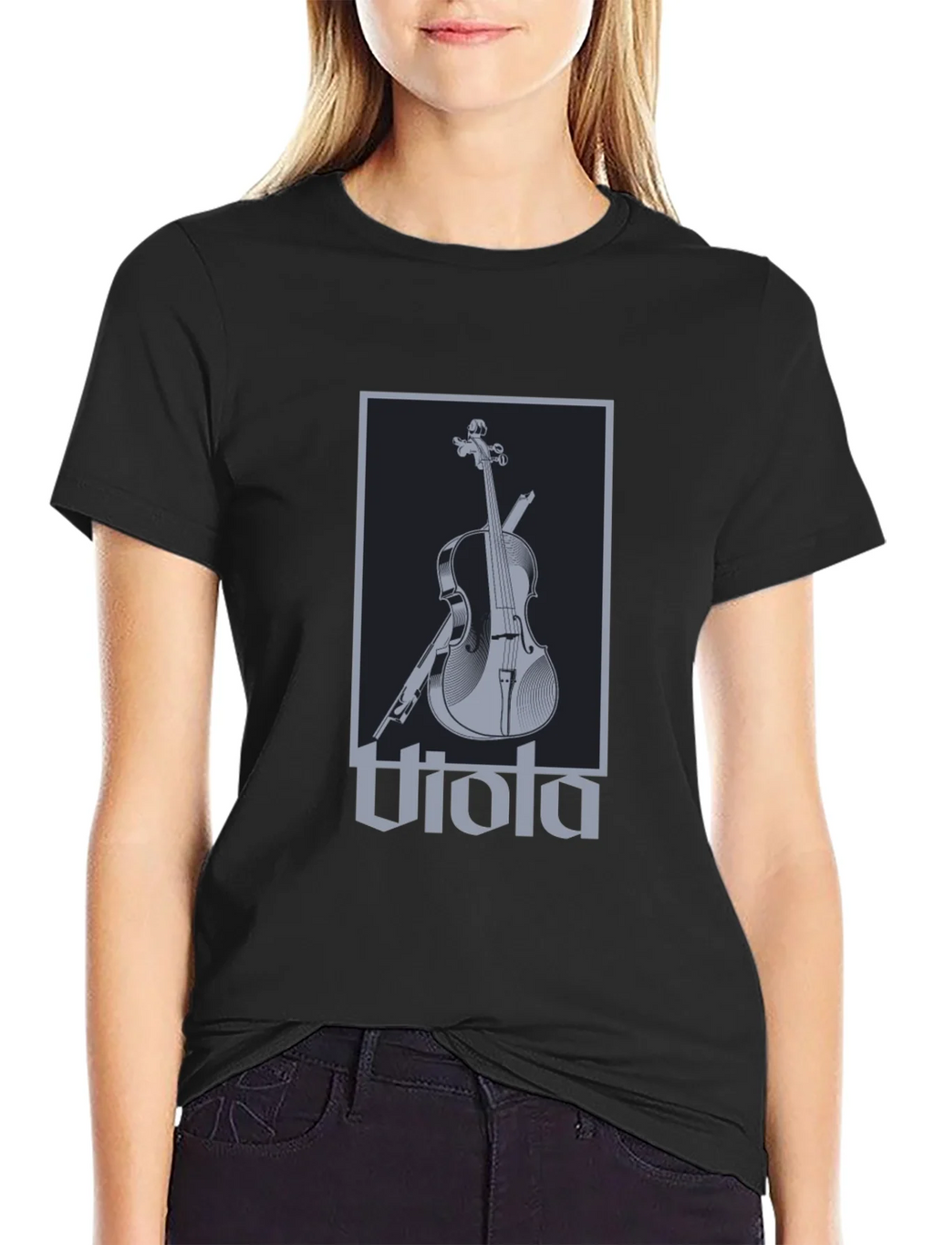 Viola Music Instrument Graphic T-Shirt
