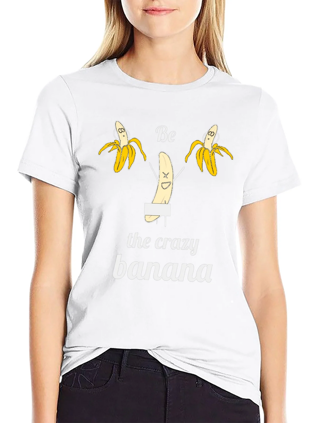 Be the Crazy Banana Black T-Shirt