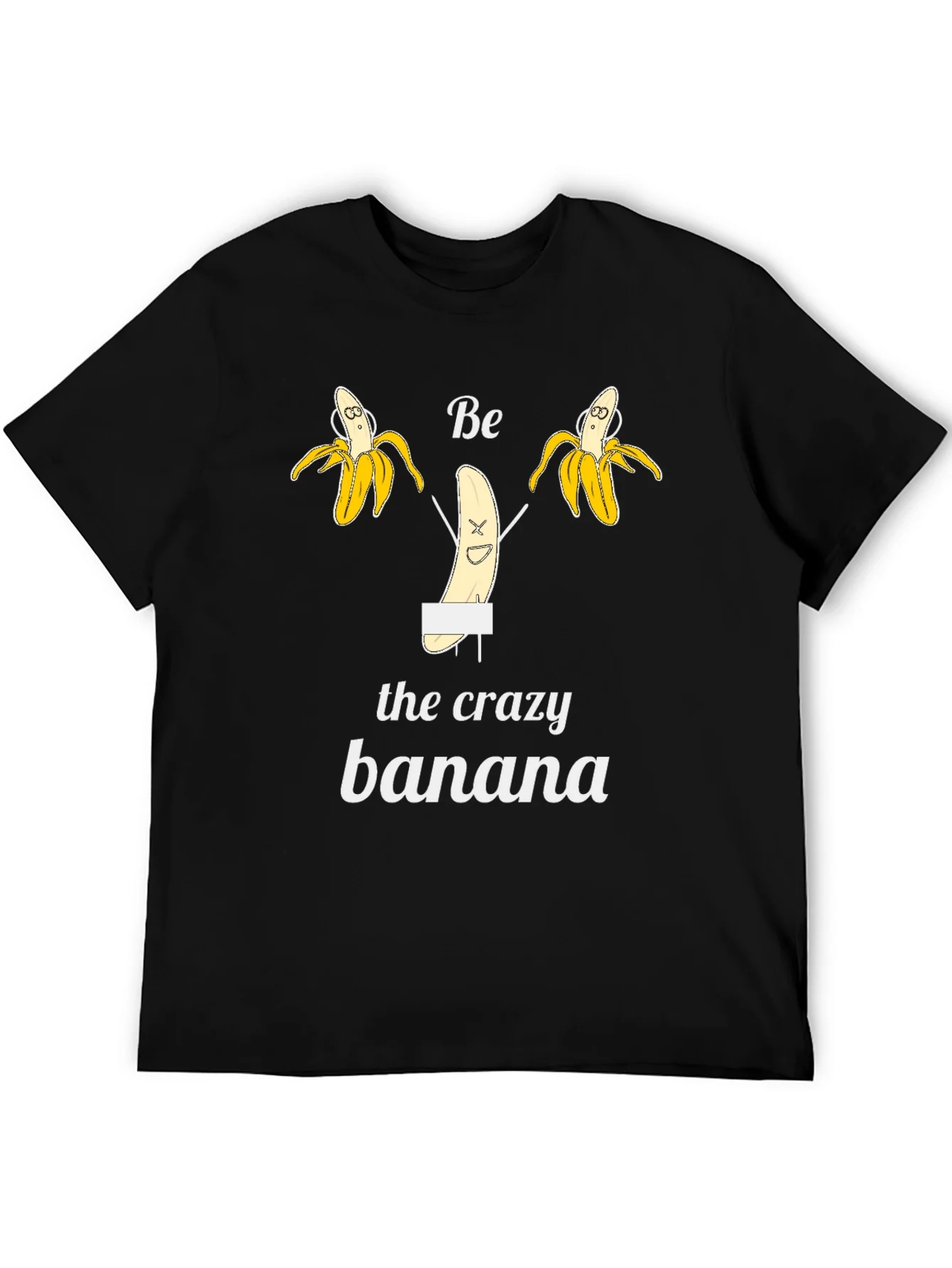 Be the Crazy Banana Black T-Shirt
