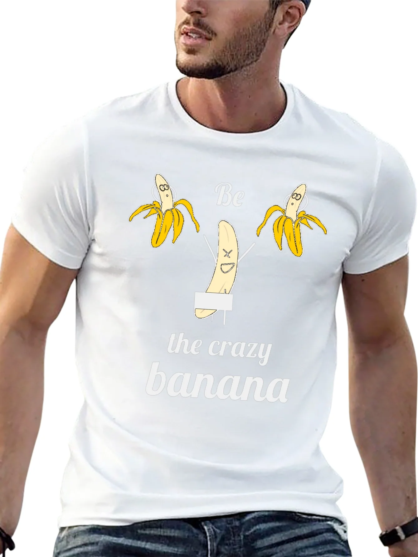 Be the Crazy Banana Black T-Shirt