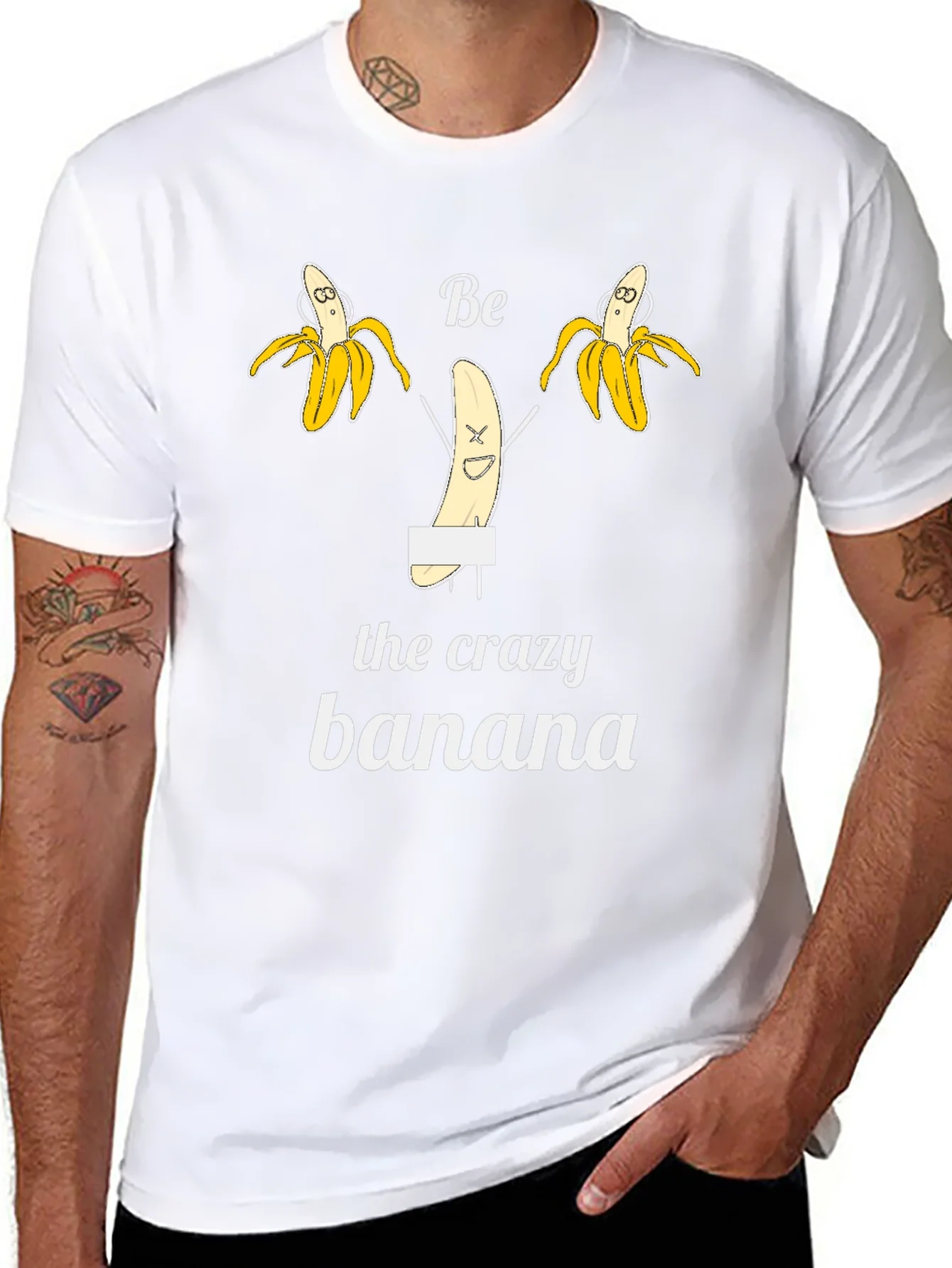 Be the Crazy Banana Black T-Shirt