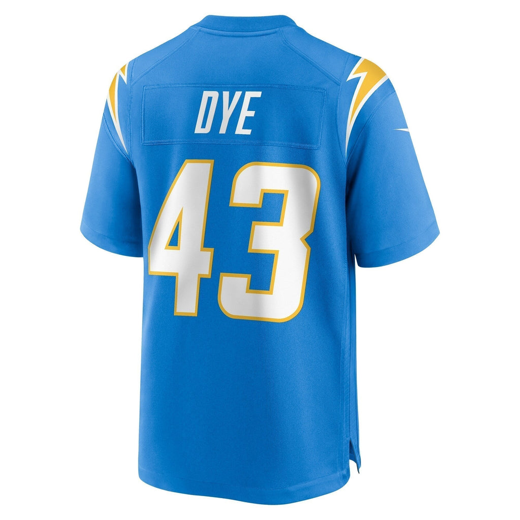 Troy Dye Los Angeles Chargers   Game Jersey -  Powder Blue