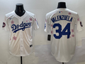 Men's Los Angeles Dodgers Fernando Valenzuela White Player Jersey