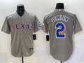 Men's Texas Rangers Marcus Semien #2 Gray Replica Player Jersey