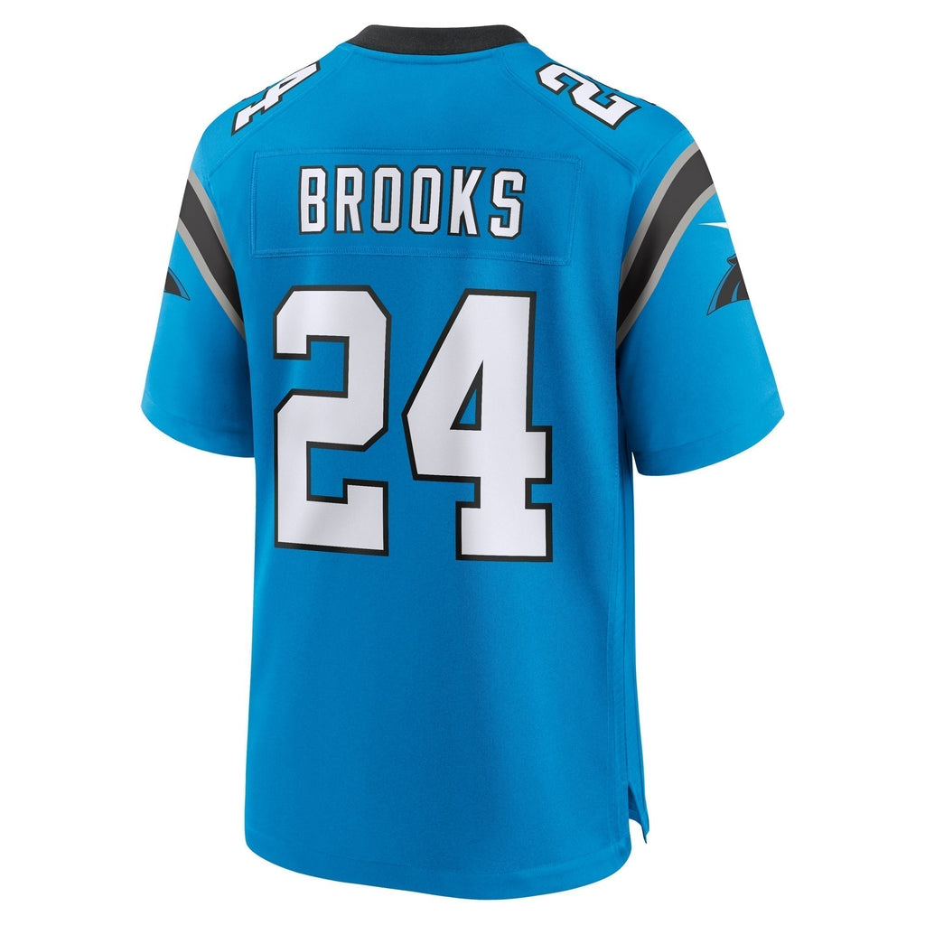 Jonathon Brooks Carolina Panthers  2024  Draft Alternate Game   Jersey - Blue