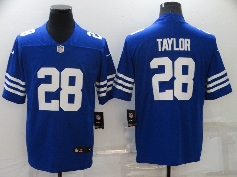 Men's Indianapolis Colts Jonathan Taylor #28 Blue Game Player Jersey1