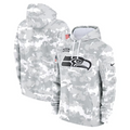 Men's Seattle Seahawks Arctic Camo 2024 Salute to Service Club Fleece Pullover Hoodie1