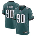 Jordan Davis Philadelphia Eagles  Team Game Jersey - Midnight Green