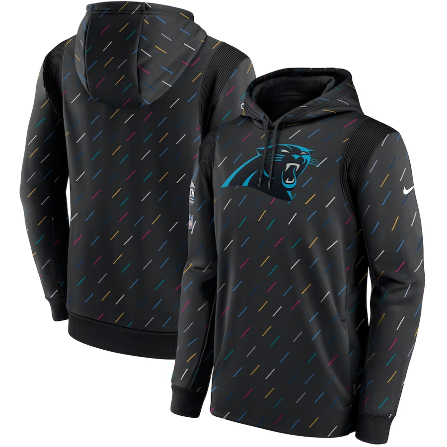 Men's Carolina Panthers  2021 Salute to Service Hoodie1 Black