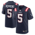 Jabrill Peppers New England Patriots  Game   Jersey - Navy
