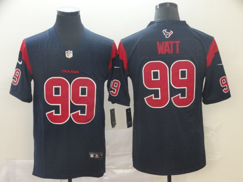 Men's Houston Texans J.J. Watt #99 Navy Game Jersey1