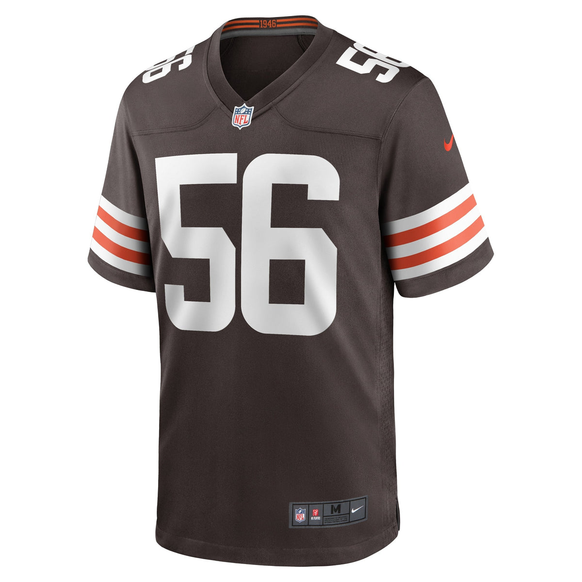 Luke Wypler Cleveland Browns  Team Game Jersey -  Brown