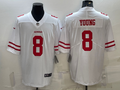 Men's San Francisco 49ers Steve Young #8 White Game Jersey1