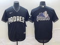 Men's San Diego Padres Black Official Replica Team Jersey1