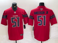 Men's Houston Texans Will Anderson Jr. #51 Red Alternate Game Jersey