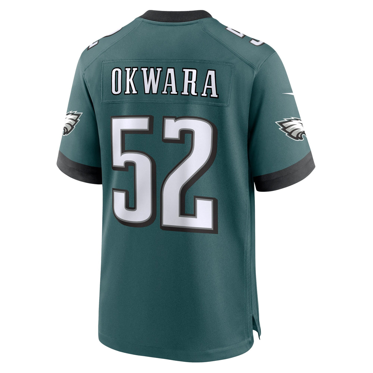 Julian Okwara Philadelphia Eagles  Game Jersey - Midnight Green