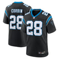 Jashaun Corbin Carolina Panthers  Team Game Jersey -  Black