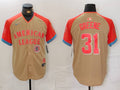 Men's American League Riley Greene #31 Cream 2024  All-Star Game Limited Player Jersey1
