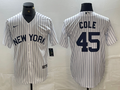 Men's New York Yankees Gerrit Cole #45 White Limited Jersey1