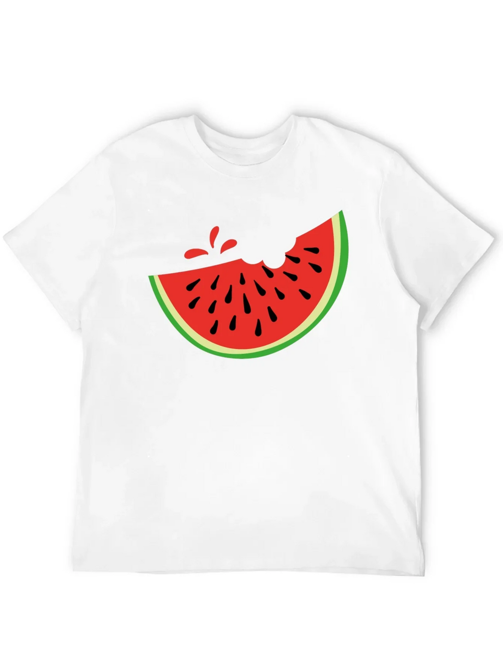 Watermelon Slice Graphic Tee - Casual Summer Style