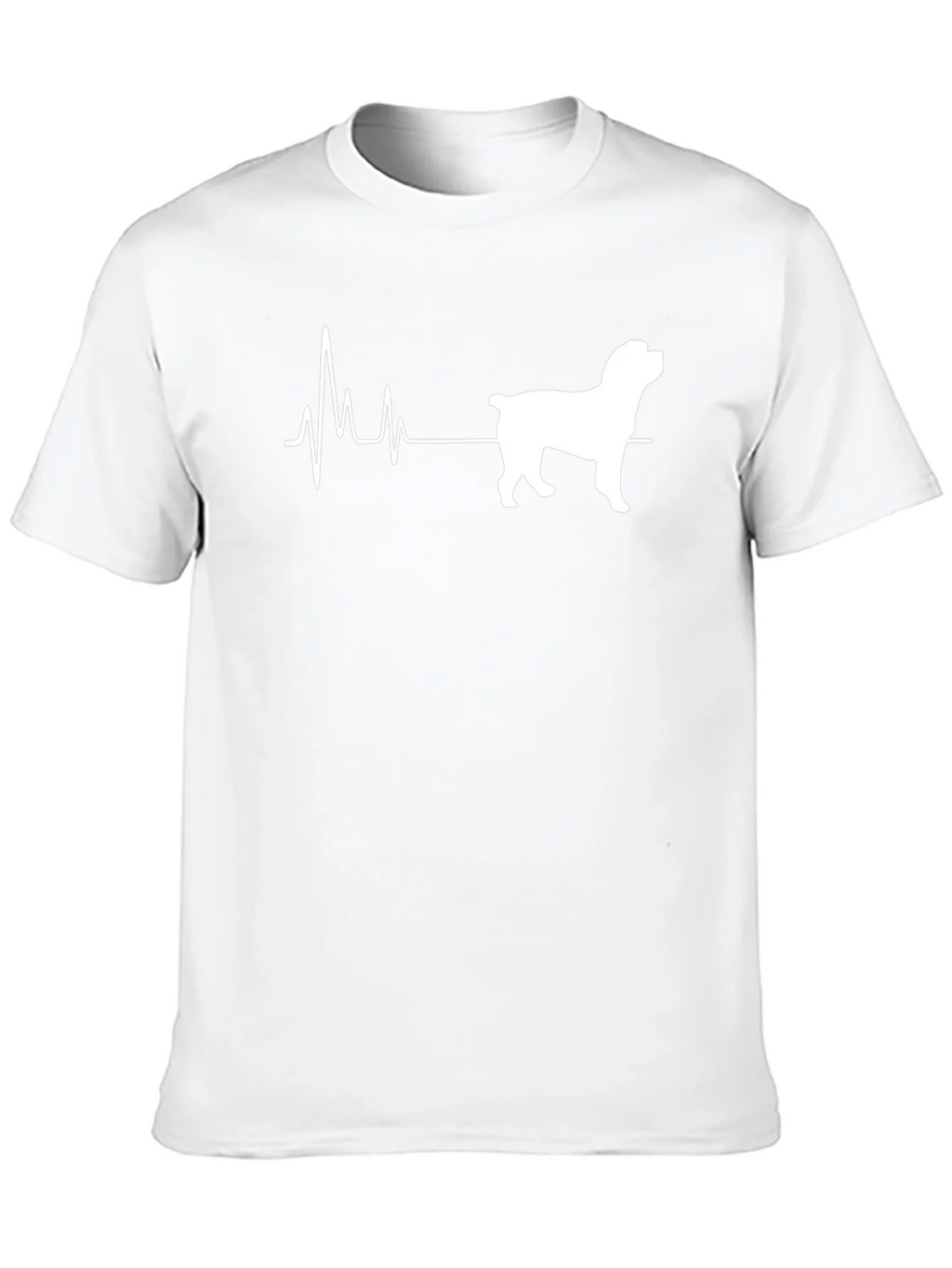 Rottweiler Heartbeat T-Shirt - Dog Lover Tee