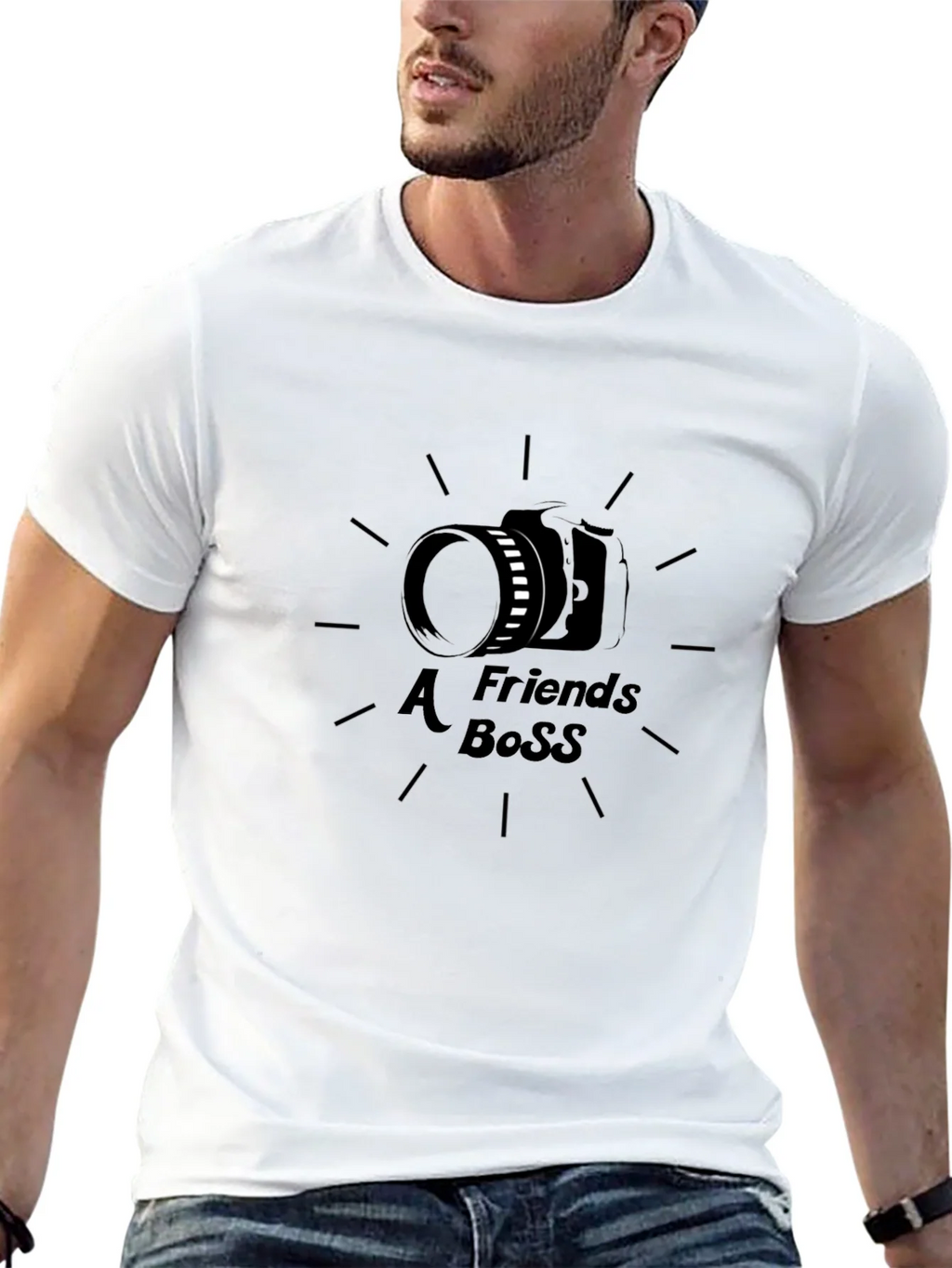 A Friends Boss Graphic Print T-Shirt