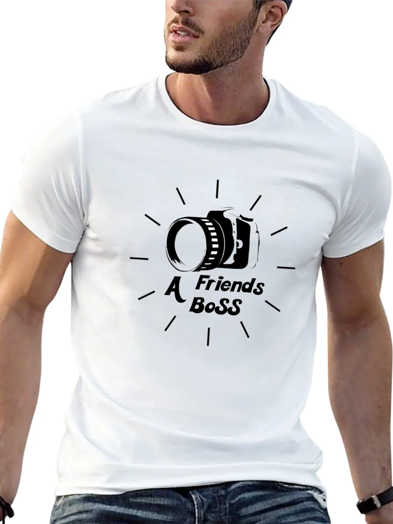 A Friends Boss Graphic Print T-Shirt