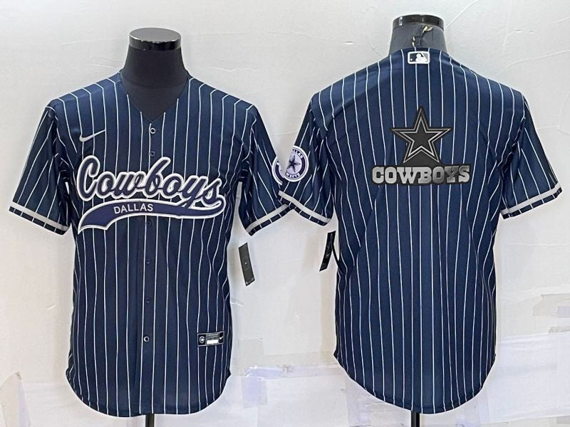 Men's Dallas Cowboys Navy Player Jersey1