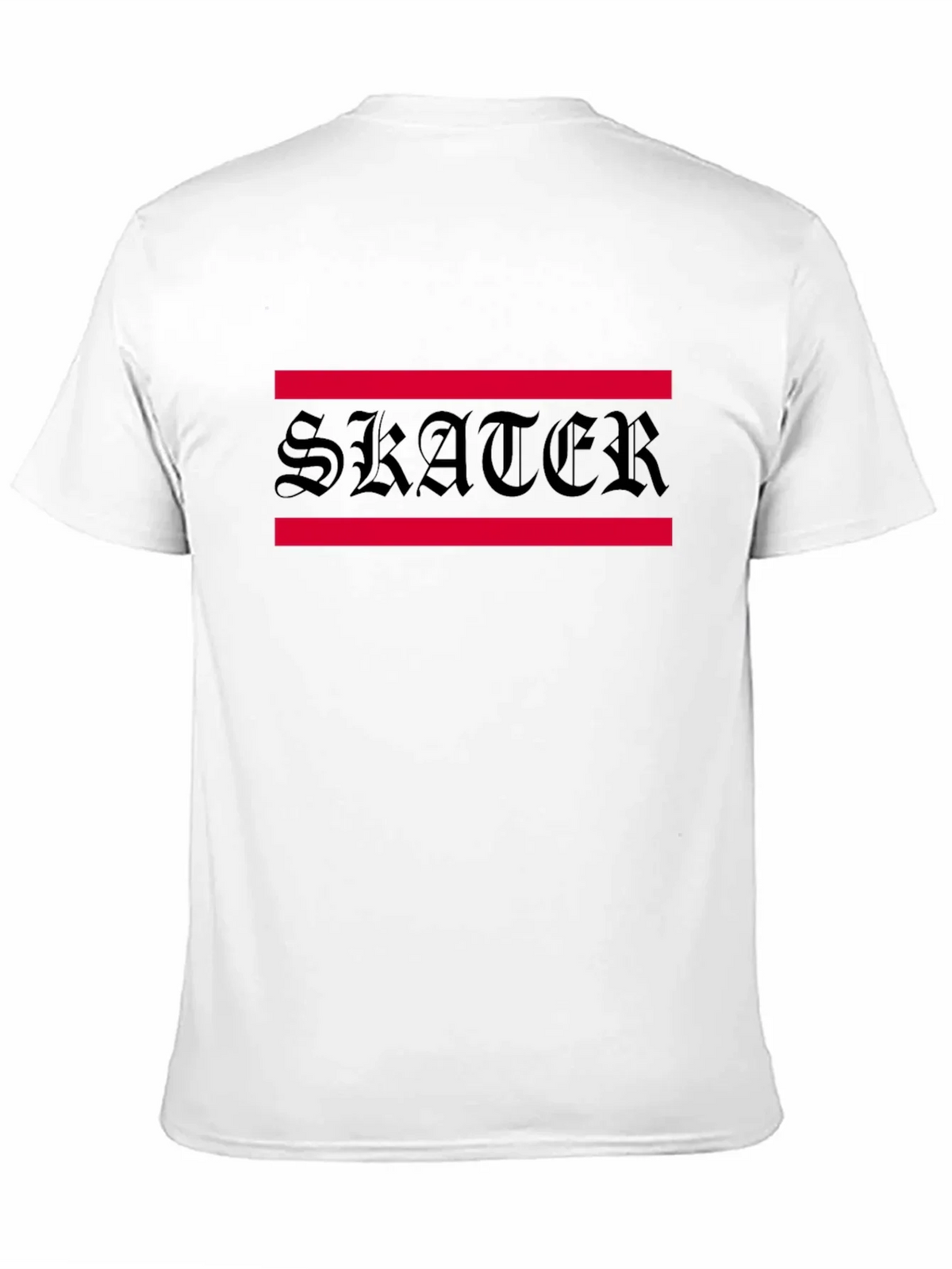 Skater Graphic Tee - Black Cotton Blend