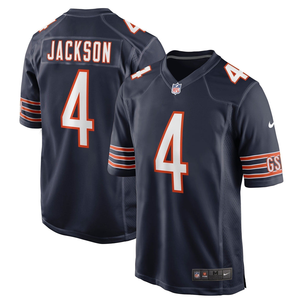Eddie Jackson Chicago Bears  Game   Jersey - Navy