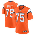 Quinn Bailey Denver Broncos  Team Game Jersey -  Orange