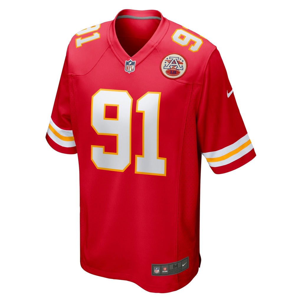 Derrick Nnadi Kansas City Chiefs  Game Jersey - Red