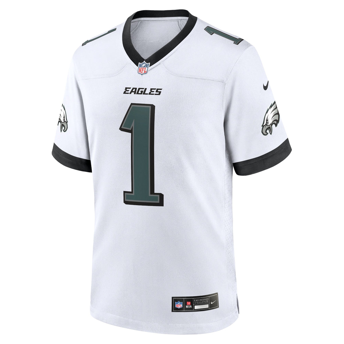 Jalen Hurts Philadelphia Eagles  White Game Jersey - White