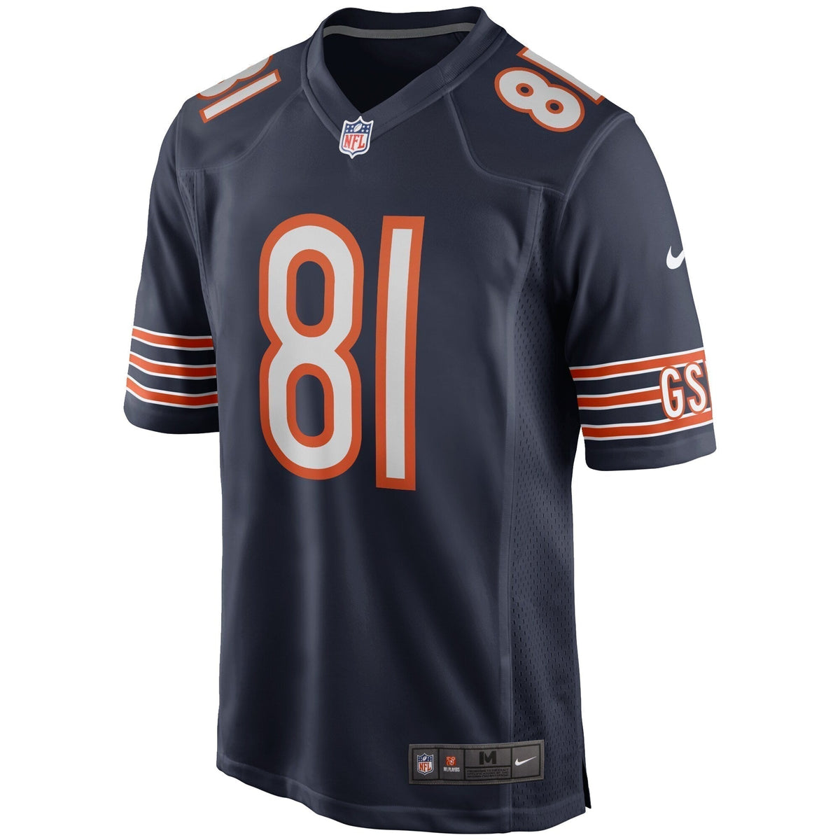 Doug Atkins Chicago Bears  Game Retired   Jersey - Navy