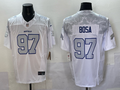 Men's Buffalo Bills Joey Bosa #97 White 2025 Rivalries Collection Game Jersey