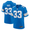 Sione Vaki Detroit Lions  Team Game Jersey -  Blue