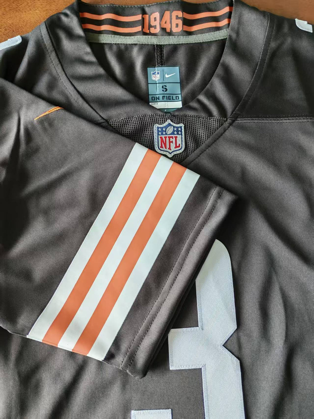 Men's Cleveland Browns Jerry Jeudy Jersey-Brown
